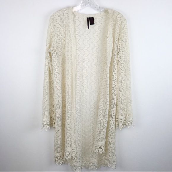 heart n crush Sweaters - Heart N Crush long Lace cardigan heart n crush Sweaters - Heart N Crush long Lace cardigan